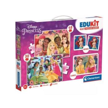Edukit: Disney Hercegnők 4 az 1-ben játékgyűjtemény - Clementoni kép