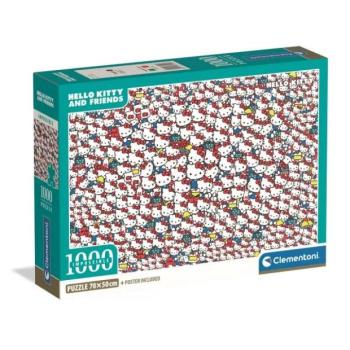 Clementoni: Hello Kitty puzzle - 1000 db-os