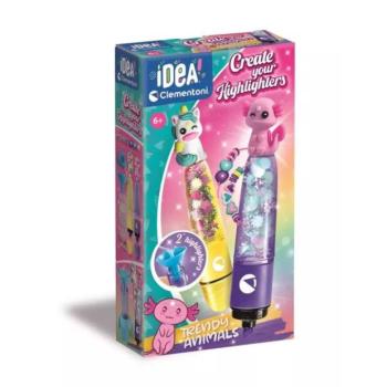 Idea! Divatos állatok mini szövegkiemelő készítő szett - Clementoni kép