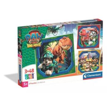 Clementoni: Mancs őrjárat - Dino Movie puzzle - 3 x 48 db-os kép