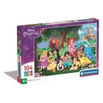 Clementoni: SuperColor Disney Hercegnők - 104 darabos puzzle kép