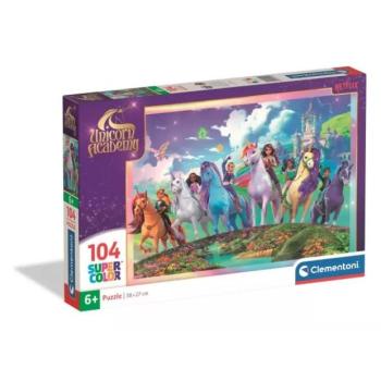 Clementoni: Unikornis akadémia - 104 darabos puzzle kép