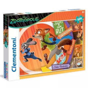 Clementoni: Zootropolis 2025 - 104 darabos puzzle kép