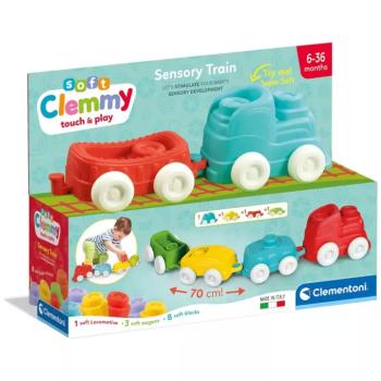 Clemmy készségfejlesztő szenzoros vonat - Clementoni kép