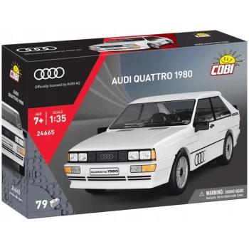 COBI: Audi Quattro 1980 fehér autó építőjáték (24665) kép