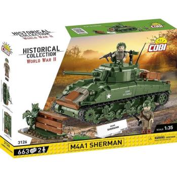 COBI: M4A1 Sherman tank építőjáték (3126) kép
