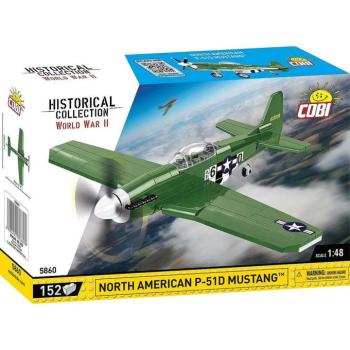 COBI: Mustang P-51D vadászrepülőgép építőjáték (5860) kép
