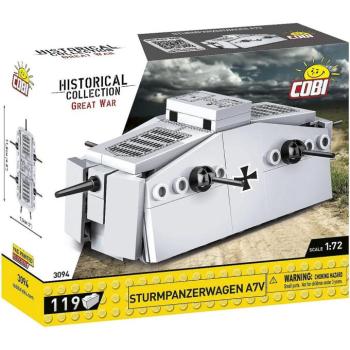 COBI: Sturmpanzerwagen A7V német harckocsi építőjáték (3094) kép