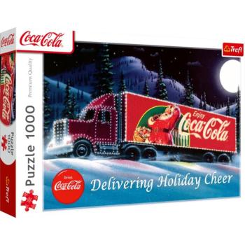 Coca-Cola Karácsonyi karaván 1000db-os prémium plusz puzzle - Trefl kép