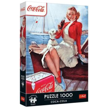 Coca-Cola tengerparti szünet 1000db-os Prémium plus quality puzzle - Trefl kép
