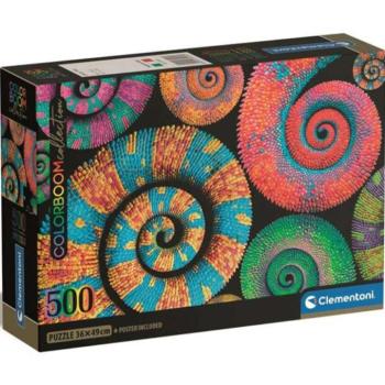 Colorboom Collection: Színes kaméleonok 500db-os Compact puzzle - Clementoni kép
