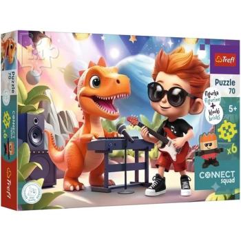 Connect Joe 70db-os puzzle figurával és 6db építőkockával - Trefl kép