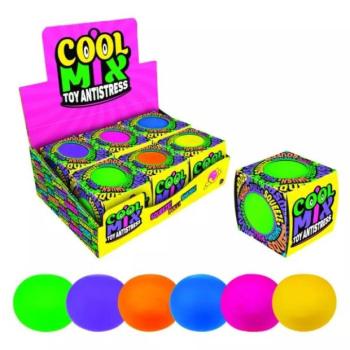 Cool Mix: labda 10 cm stresszlevezető játék, többféle kép