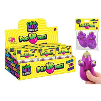 Cool Mix PopUppeez Padlizsán kidülledő szemekkel stresszlevezető játék kép