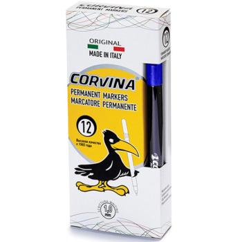 Corvina Permanent kék alkoholos tűfilc 1mm 1 db - Carioca kép