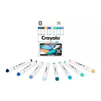 Crayola: Art Markers - Homok és tenger színű filctollkészlet, 8 db-os kép