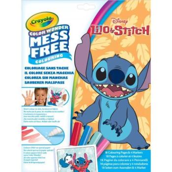 Crayola Color Wonder: Lilo & Stitch maszatmentes kifestő készlet mappában kép