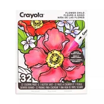 Crayola: Felnőtt színezőkönyv – Virágvarázs kép