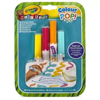 Crayola Mini Kids: Colour POP! Irka-firka utántöltő filctoll - 4 db kép