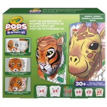 Crayola POPs: 3D megakészlet – Dzsungel kép