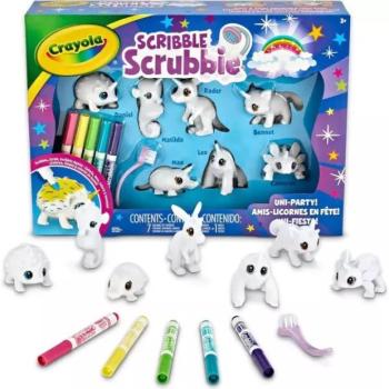Crayola Scribble Scrubbie: Kimosható állatkák - Unikornis figurák kép