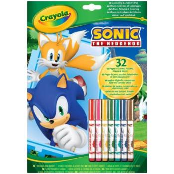 Crayola: Sonic, a sündisznó színező és foglalkoztató füzet kép