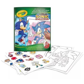 Crayola: Sonic, a sündisznó színező matricákkal kép
