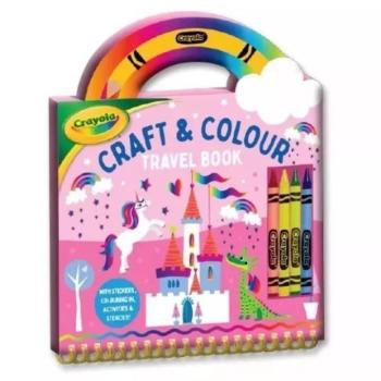 Crayola: Spirálos úti foglalkoztató könyv zsírkrétákkal - Unikornis kép