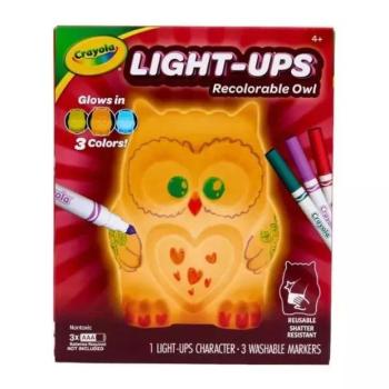 Crayola: Színezhető éjjeli fény - bagoly