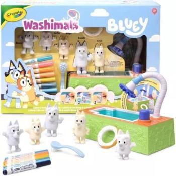 Crayola Washimals: Bluey medencés mókája játékszett kép