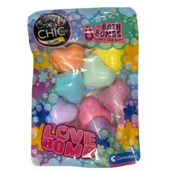 Crazy Chic: Bloom Bloom szíves fürdőbomba csomag - 8 db-os