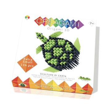 Creagami - 3D origami készlet, Teknős (mini) kép