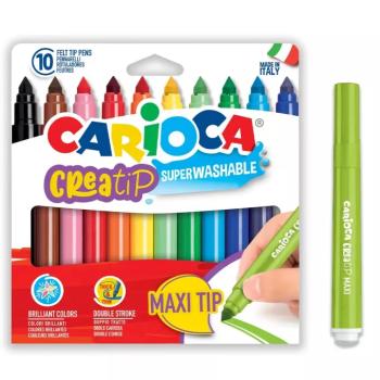 Creatip 10db-os maxi filctoll szett - Carioca kép