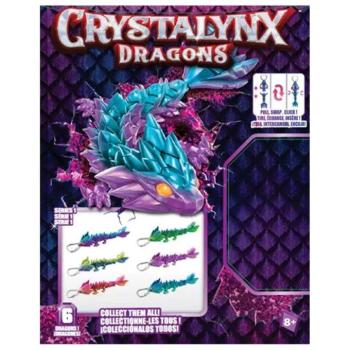 CrystaLynx: Gyűjthető sárkányok kulcstartó - Spin Master kép