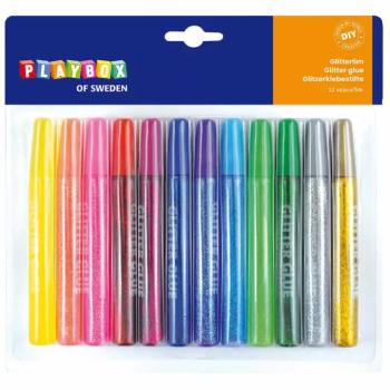 Csillám ragasztó csomag többféle színnel 12x13ml kép