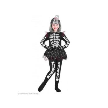 Csontváz balerina lány jelmez 158 cm-es méretben kép