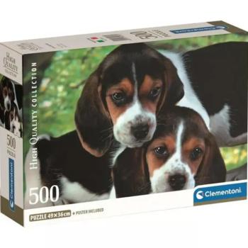 Cuki kiskutyák HQC 500db-os Compact puzzle - Clementoni