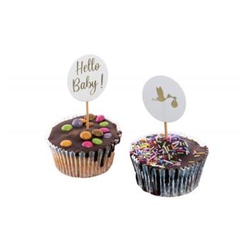 Cupcakes díszek - Hello Baby 2 db kép