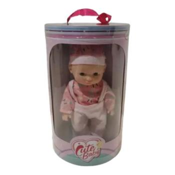 Cute baby játékbaba ruhával és kiegészítőkkel - 29 cm kép