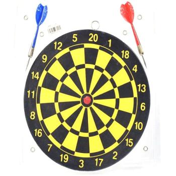 Darts szett sárga-fekete nyilakkal kép
