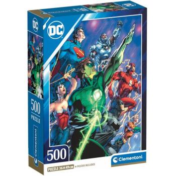 DC Comics Igazság ligája hősei HQC 500db-os puzzle - Clementoni kép