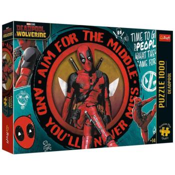 Deadpool Káosz, poén és katanák 1000db-os Prémium plus quality puzzle - Trefl kép