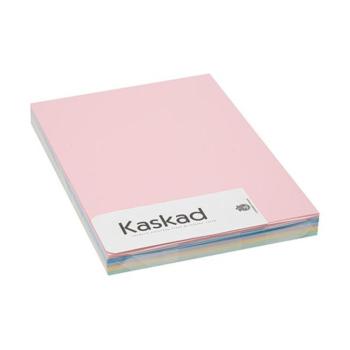 Dekorációs karton KASKAD A/4 160 g pasztell vegyes színek 5x25 lapos kép