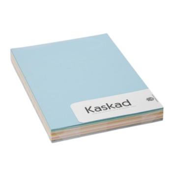 Dekorációs karton KASKAD Lessebo Colours A/4 2 oldalas 225 g pasztell vegyes színek 10x10 lapos kép