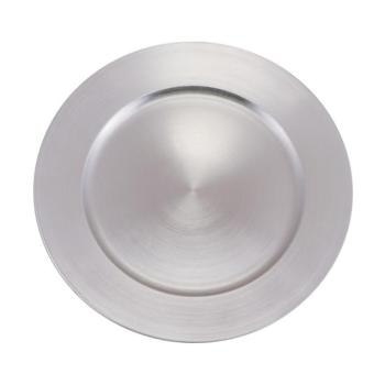 Dekoratív tányér - Ezüst 33 cm kép
