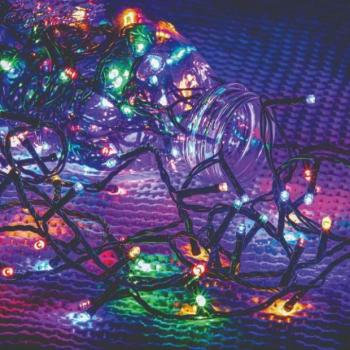 Dekortrend Basic: Kültéri fényfüzér időzítő funkcióval, 80 LED, színes kép