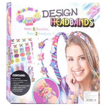 Design Headbands: Hajpánt, nyaklánc és karkötő készítő szett kép