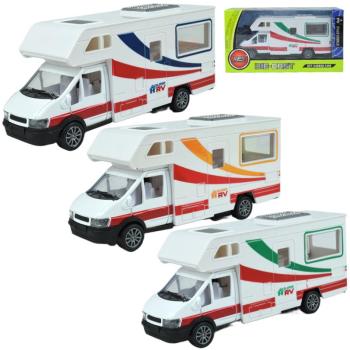 Die-Cast: Fém lakóautó többféle változatban 17cm 1db kép