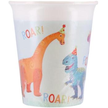 Dinó party papír pohár 8db-os szett 200ml kép
