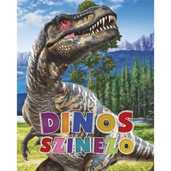 Dinós színező füzet kép
